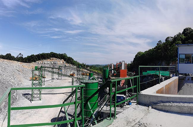 湖北長陽年產(chǎn)300萬噸砂石礦山