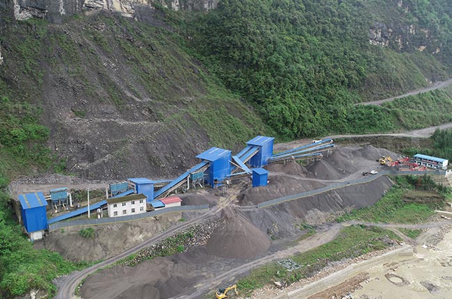 四川雅安長鑫建材時產(chǎn)500噸石料生產(chǎn)線