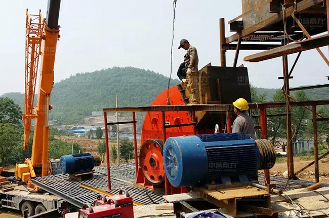 貴州中磊城投建材建筑骨料生產(chǎn)線