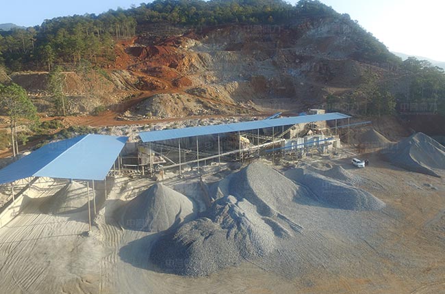四川涼山時產(chǎn)1000噸砂石骨料生產(chǎn)線