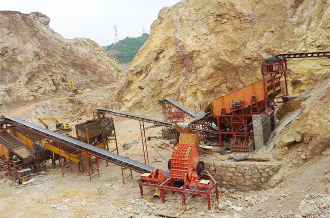 貴州商砼時(shí)產(chǎn)1000噸碎石機(jī)成套設(shè)備