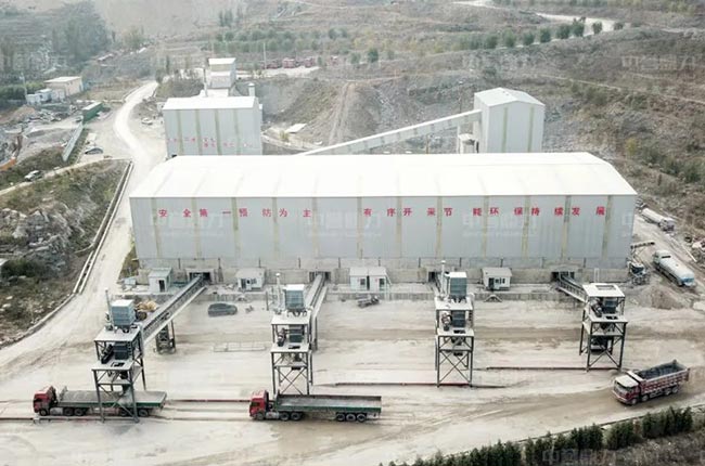 新泰市日產(chǎn)萬噸砂石料篩分生產(chǎn)線