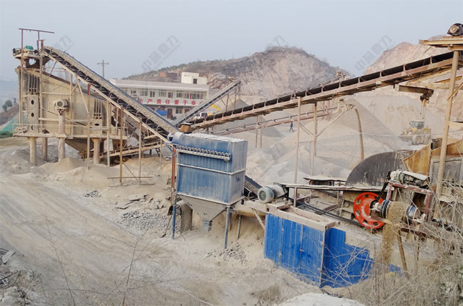 湖北丹江口鑫蘭礦業(yè)日產(chǎn)5000方石料生產(chǎn)線