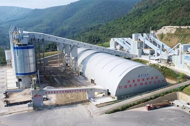 廠區(qū)俯視圖