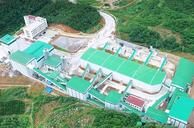 湖南常德時產700-1000噸石灰?guī)r破碎制砂生產線