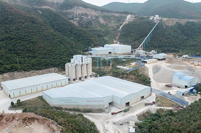 湖北荊門凱龍礦業(yè)年產(chǎn)300萬噸骨料生產(chǎn)線