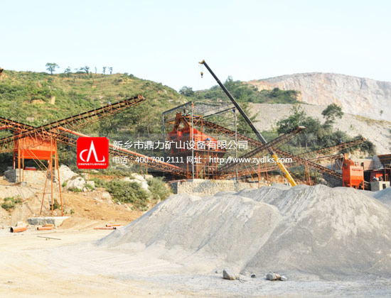 大型砂石生產(chǎn)線現(xiàn)場(chǎng)圖