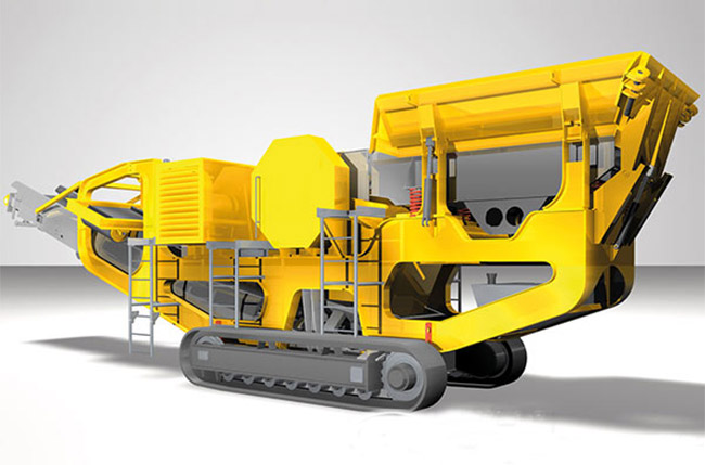 履帶式液壓驅動破碎站 履帶式液壓驅動破碎站