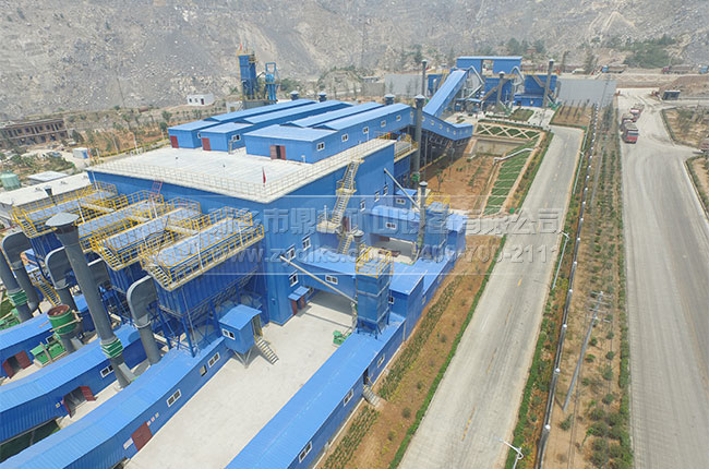 孟電水泥集團綠色環(huán)保砂石骨料生產(chǎn)線實拍2