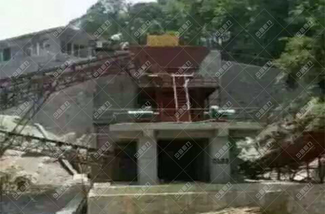 貴州遵義湄潭縣時產500噸砂石生產線現(xiàn)場案例展示2