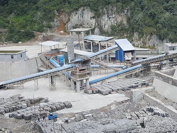 時產(chǎn)200噸石料生產(chǎn)線