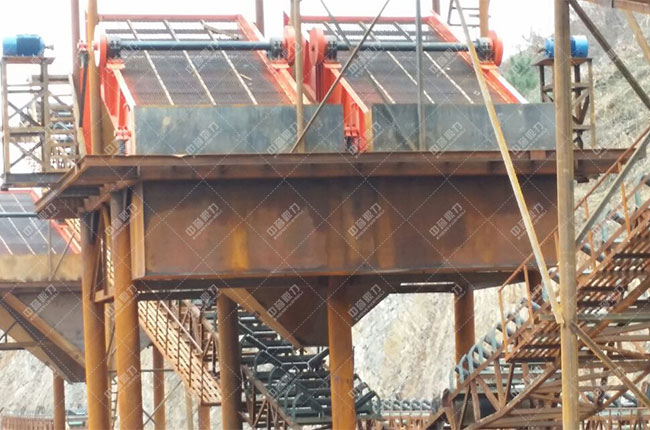 貴州中源建材時產(chǎn)1200噸砂石生產(chǎn)線展示圖