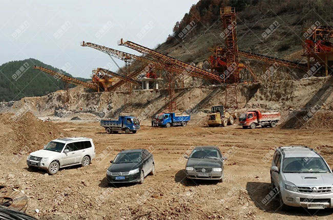 貴州中源建材時產(chǎn)1200噸砂石生產(chǎn)線展示圖3