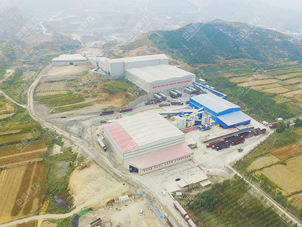 河北武安白沙時產3000噸石料生產線