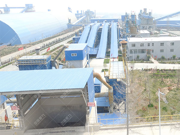 河南孟電水泥集團時產(chǎn)2500噸采石場生產(chǎn)線