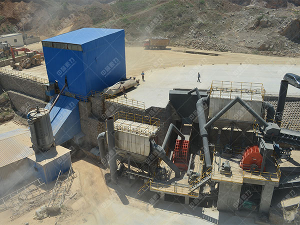 河北邢臺(tái)臨城時(shí)產(chǎn)800噸水泥骨料生產(chǎn)線