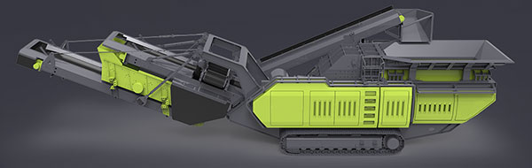移動式建筑垃圾破碎機(jī)
