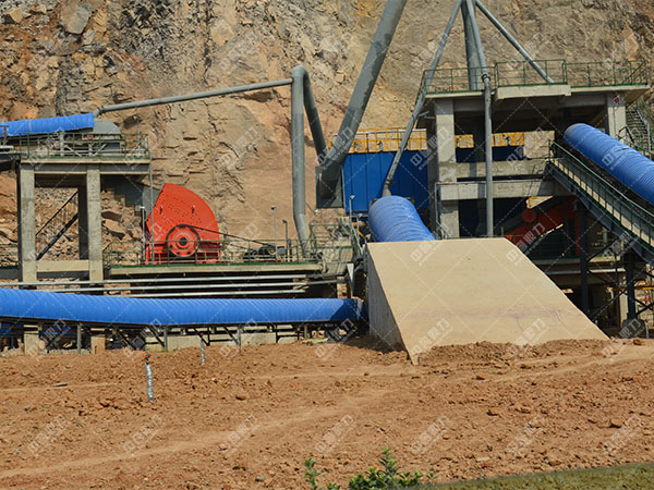 時產(chǎn)500噸以上石子生產(chǎn)線