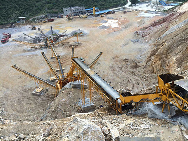 碎石機械設(shè)備生產(chǎn)線