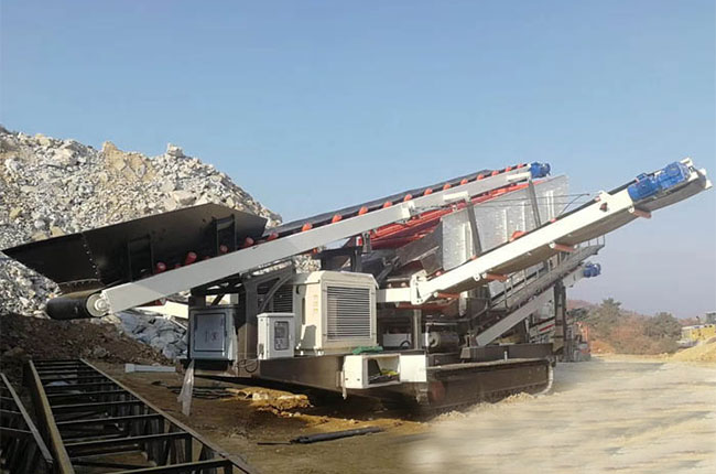 履帶移動破碎機