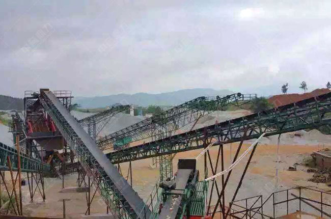 江西萍鄉(xiāng)時(shí)產(chǎn)800-1000噸石料生產(chǎn)線