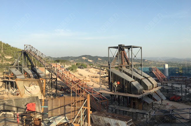 山西遠東采石有限公司時產(chǎn)1200噸生產(chǎn)線