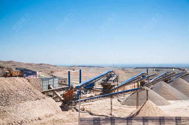 寧夏長(zhǎng)城骨料有限公司時(shí)產(chǎn)800噸石子生產(chǎn)線