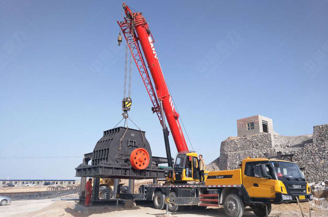 寧夏太陽(yáng)山雙腔破碎機(jī)石子骨料生產(chǎn)線