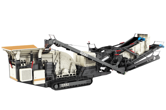 移動式破碎篩分一體機 履帶式移動破碎篩分站設(shè)備